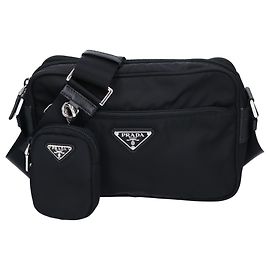 Borsa a tracolla Prada Re-Nylon Nero