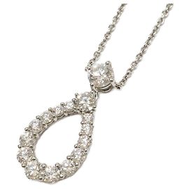 Colar com Pendente Loop Harry Winston em PT950 com Diamantes Outro