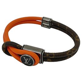 Pulsera con Dijes Louis Vuitton Loop It Castaño Naranja