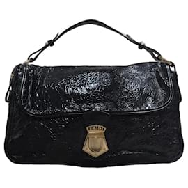 Fendi Baguette Handtasche Schwarz
