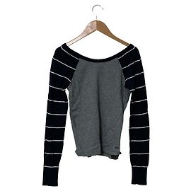Top de malha Armani Exchange Marrom
