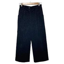 Apc A.P.C. Corduroy Wide Trousers Black
