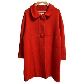 Autre Marque J&M Davidson Wollstrickmantel Rot