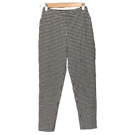 Autre Marque CELFORD Gingham Check Easy Pants Nero