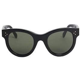 Céline Black round frame sunglasses Black