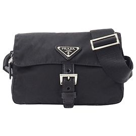 Prada Nylon Sling Bag Black