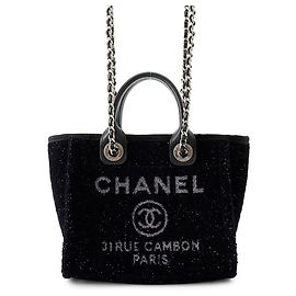 Sac cabas Chanel Deauville Noir