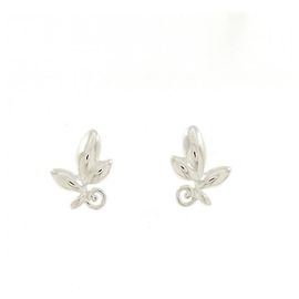 Tiffany & Co Tiffany Olive Leaf Ohrringe Silber