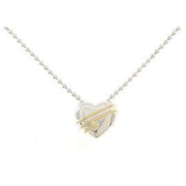 Collar Tiffany & Co. 925 750YG Plata Dorado
