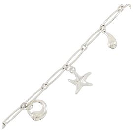 Bracciale con charm Tiffany & Co. Silver 925 Argento