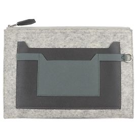Hermès Toodoo 29 in Epsom grigio e feltro Altro