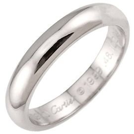 Cartier 1895 Classic Band Ring aus Platin Andere