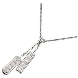 Colar Tiffany & Co. Double Bar Drop Diamond Outro