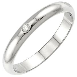 Cartier 1895 Classic Platinum Band Ring Other