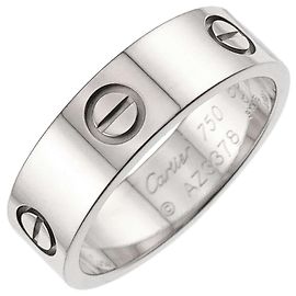 Anel Cartier Love em Ouro Branco 18K Outro
