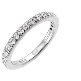Anel Aliança Gucci em Ouro Branco 18K e Diamantes Outro
