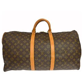 Louis Vuitton Keepall Monogram 55 Marrom