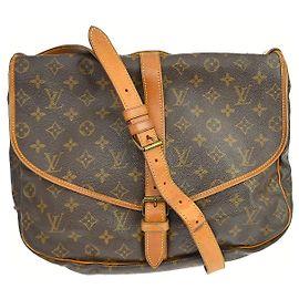Louis Vuitton Saumur Monogram 35 Marron