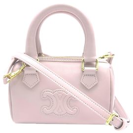 Céline Sac Mini Boston Celine Cuile Triomphe Rose