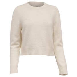 Pull en maille Nili Lotan en cachemire Ivory Blanc Écru