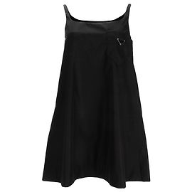 Robe Mini Logo Prada en Polyamide Noir Noir