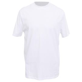 Camiseta de cuello redondo Jil Sander en algodón blanco Blanco