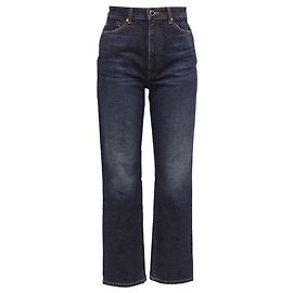 Vaqueros Straight Leg Khaite en algodón azul Azul