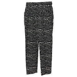 Stella Mc Cartney Stella McCartney Printed Pants in Black Cotton Black