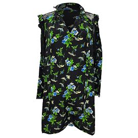 Sandro Minikleid aus Seide mit Blumenprint Andere