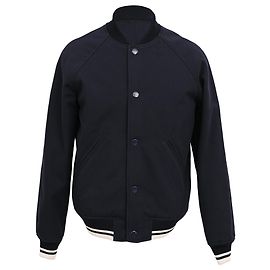 Apc A.P.C. Bomber Jacket in Black Cotton  Black