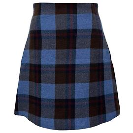 Tabarin Karottenrock aus blauer Wolle von Max Mara Weekend Blau
