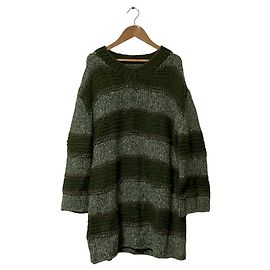 Autre Marque Maglione in maglia con bordi AMERI VINTAGE Verde