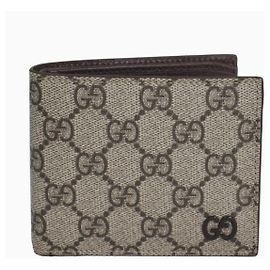 Gucci GG Supreme Wallet FACQC Brown