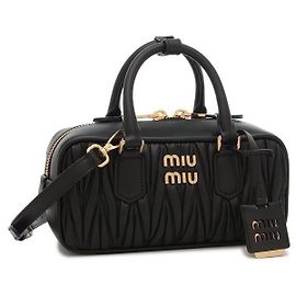 Miu Miu Borsa in pelle Nappa Arcadia Nero