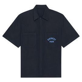 Givenchy Pockets Short Sleeve Shirt Blue