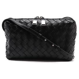 Bottega Veneta Borsa a tracolla Intrecciato Nero