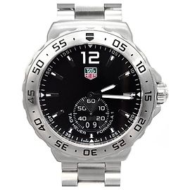 Tag Heuer Formula Grand Date Steel Watch Black