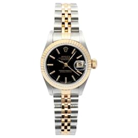 Rolex Datejust Black Dial Women's Watch Black