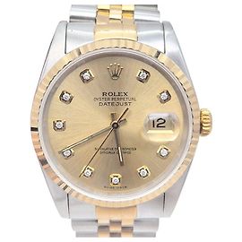 Rolex Orologio Datejust Combination D'oro