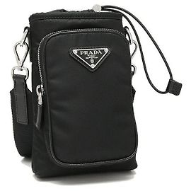 Prada Coque pour smartphone en RE-NYLON Noir