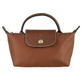 Longchamp Women's Le Pliage Original Handle Pouch Brown