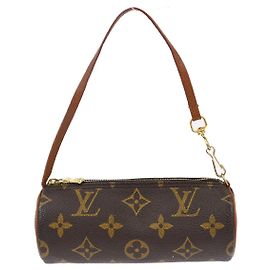 Louis Vuitton Papillon Pochette Monogram Canvas Mini Marron
