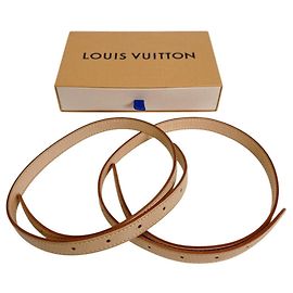Louis Vuitton Beige Leather Shoulder Strap Beige