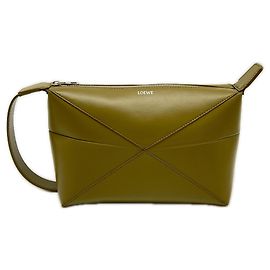 Borsa Puzzle Fold in vitello lucido Loewe Cachi