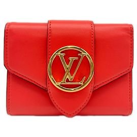 Louis Vuitton Tri-fold Wallet Pink Blue