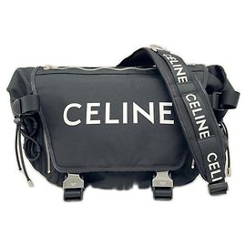 Céline Borsa a Tracolla Celine Nylon Medium Trekking Nero