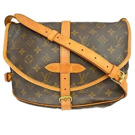 Louis Vuitton Saumur Monogram 30 Marron