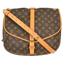 Louis Vuitton Saumur Monogram 35 Marron