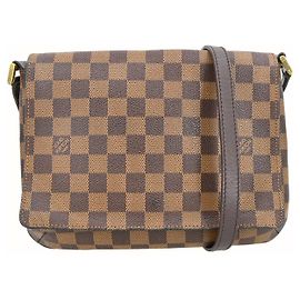 Louis Vuitton Musette Tango Damier Ebene Marron