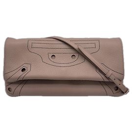 Borsa a tracolla Balenciaga in pelle di vitello marrone Marrone